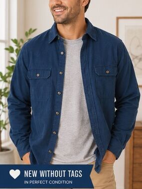 Men’s Old Navy Blue Button Down Shirt Size XL NWOT